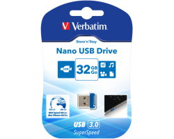 Verbatim USB3.0 Nano Store&#039;n&#039;Stay 32GB