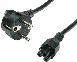 Roline VALUE naponski kabel 3-polni, ravni Compaq IEC320 C5, 1.8m, crni