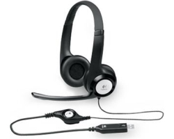 Logitech H390 stereo slušalice sa mikrofonom, USB (981-000406)