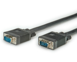 STANDARD VGA kabel, HD15 M/M, 15m, crni