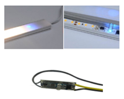 EcoVision LED MINI PCB dimmer za LED trake 3A, 12/24V DC