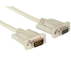Roline VGA produžni kabel, HD15 F/M, 3.0m, sivi