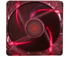 Xilence hladnjak za kućište 120×120×25mm, crveni LED