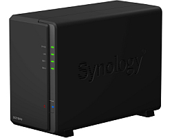 Synology DS218play DiskStation 2-bay NAS server, 2.5&quot;/3.5&quot; HDD/SSD podrška, Floating Point, Wake on LAN/WAN, 1GB, G-LAN