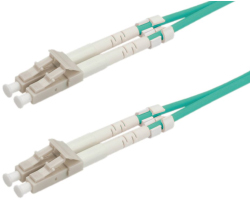 STANDARD optički kabel 50/125µm LC/LC Duplex, OM3, 3.0m, tirkizni
