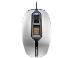Cherry MC 4900 optički miš sa indentifikacijom prsta (Finger ID), USB, sivo/crni