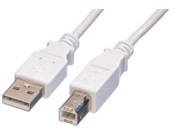 Roline VALUE USB2.0 kabel TIP A-B M/M, 0.8m, bijeli