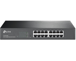 TP-Link 16-port Gigabit Easy Smart preklopnik (Switch), 16×10/100/1000M RJ45 ports, 1U 13&quot;