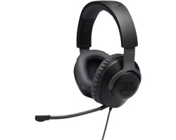 JBL Quantum 100 naglavne igraće slušalice s mikrofonom, 3.5mm, crne