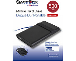 SmartDisk 2.5&quot; 500GB HDD, USB3.2 Gen1, crni