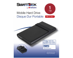 SmartDisk 2.5&quot; 1TB HDD, USB3.2 Gen1, crni