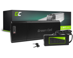 Green Cell (EBIKE50STD) baterija za El. bicikl &amp; punjač - stražnji Rack 24V 13Ah 312Wh