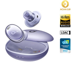 Anker Soundcore Liberty 3 Pro TWS In-Ear bežične BT5.0 slušalice s mikorofonom, LDAC, ACAA 2.0, ANC, IPX4, 32h, Purple, A3952GQ1