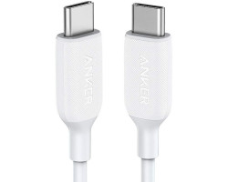 Anker PowerLine III kabel USB-C na USB-C, 1.8m, bijeli