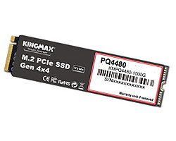 Kingmax 250GB M.2 SSD PQ4480 2280 PCIe Gen 4x4 R/W: 3600/1200MB/s