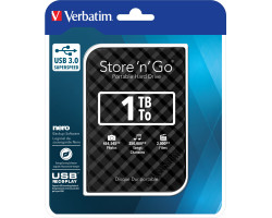 Verbatim 2.5&quot; Store&#039;n&#039;Go 1TB HDD, USB3.0, crni