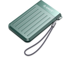 Orico vanjsko kućište 2.5&quot; SATA HDD/SSD, do 9.5 mm, tool free, USB3.1 Gen1, zeleno (ORICO-M25C3-GY-EP)