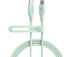 Anker 543 BIO kabel USB-C na USB-C, 0.9m, zeleni, A80E1G61