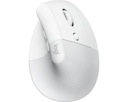 Logitech Lift bežični ergonomski miš, USB, bijeli (910-006475)