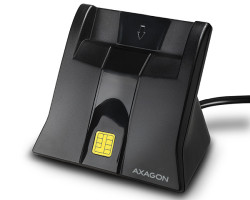 Axagon CRE-SM4N čitač Smart kartica, USB