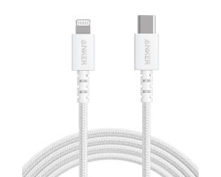 Anker PowerLine Select+ kabel USB-C na Lightning, 1.8m, bijeli, A8618H21