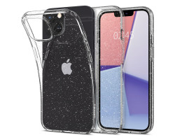 Spigen Liquid Crystal Glitter, zaštitna maska za telefon, prozirna/svjetlucava - iPhone 13