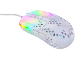 Cherry XTRFY MZ1 RGB igraći miš, 16000 cpi, USB, bijeli