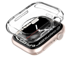 Spigen Liquid Crystal, zaštitna maska za Apple pametni sat, prozirna (45mm/44mm), ACS04196