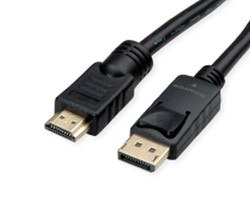 Roline DisplayPort Cable, DP - UHDTV M/M, active, 10m